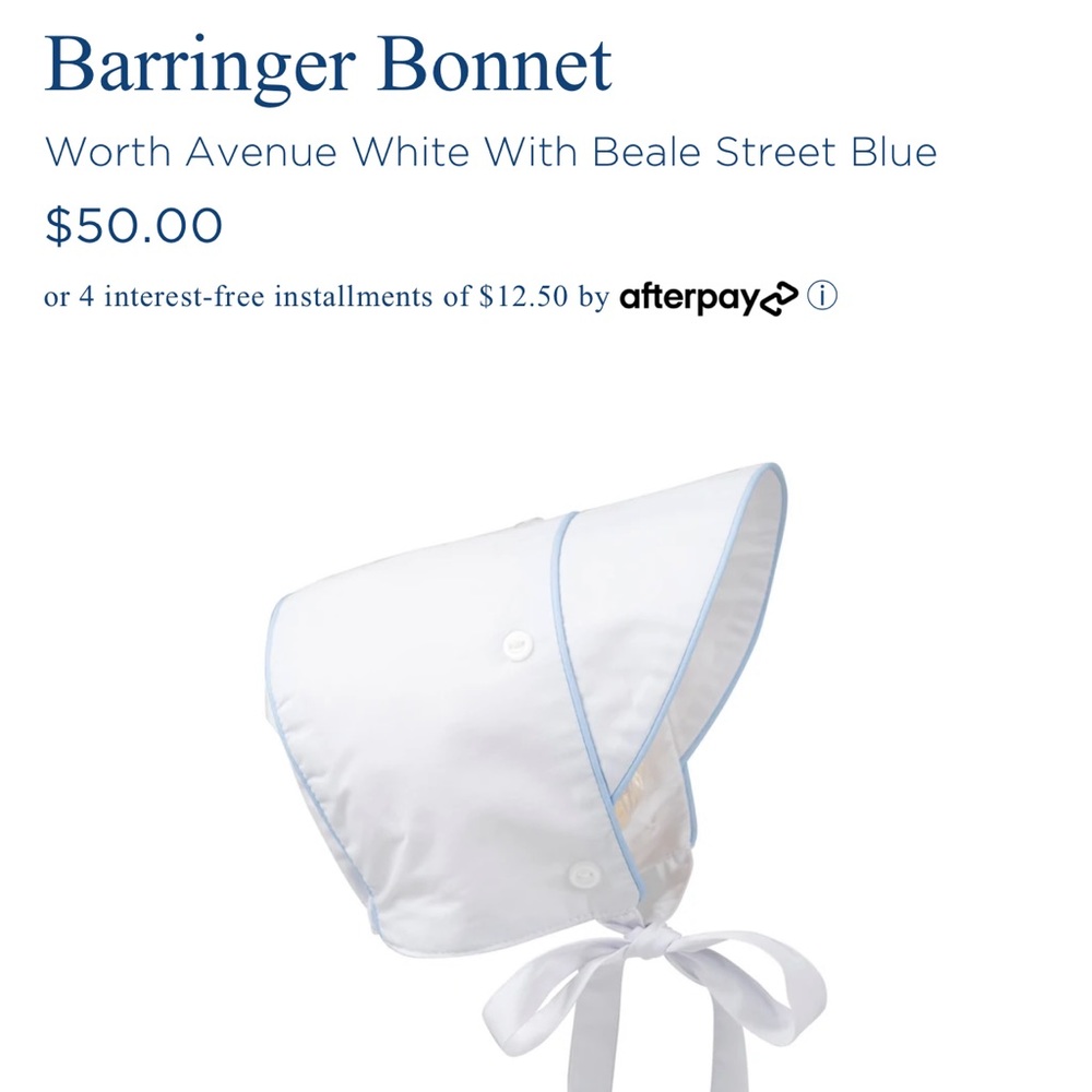 The Beaufort Bonnet Company, Barringer Bonnet